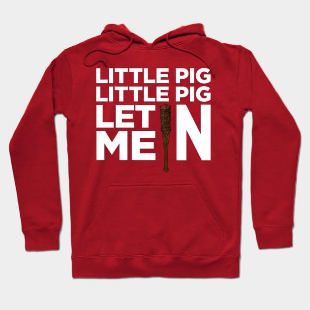 Little Pig Little Pig Let Me In. Hoodie by MikeBrennanAD